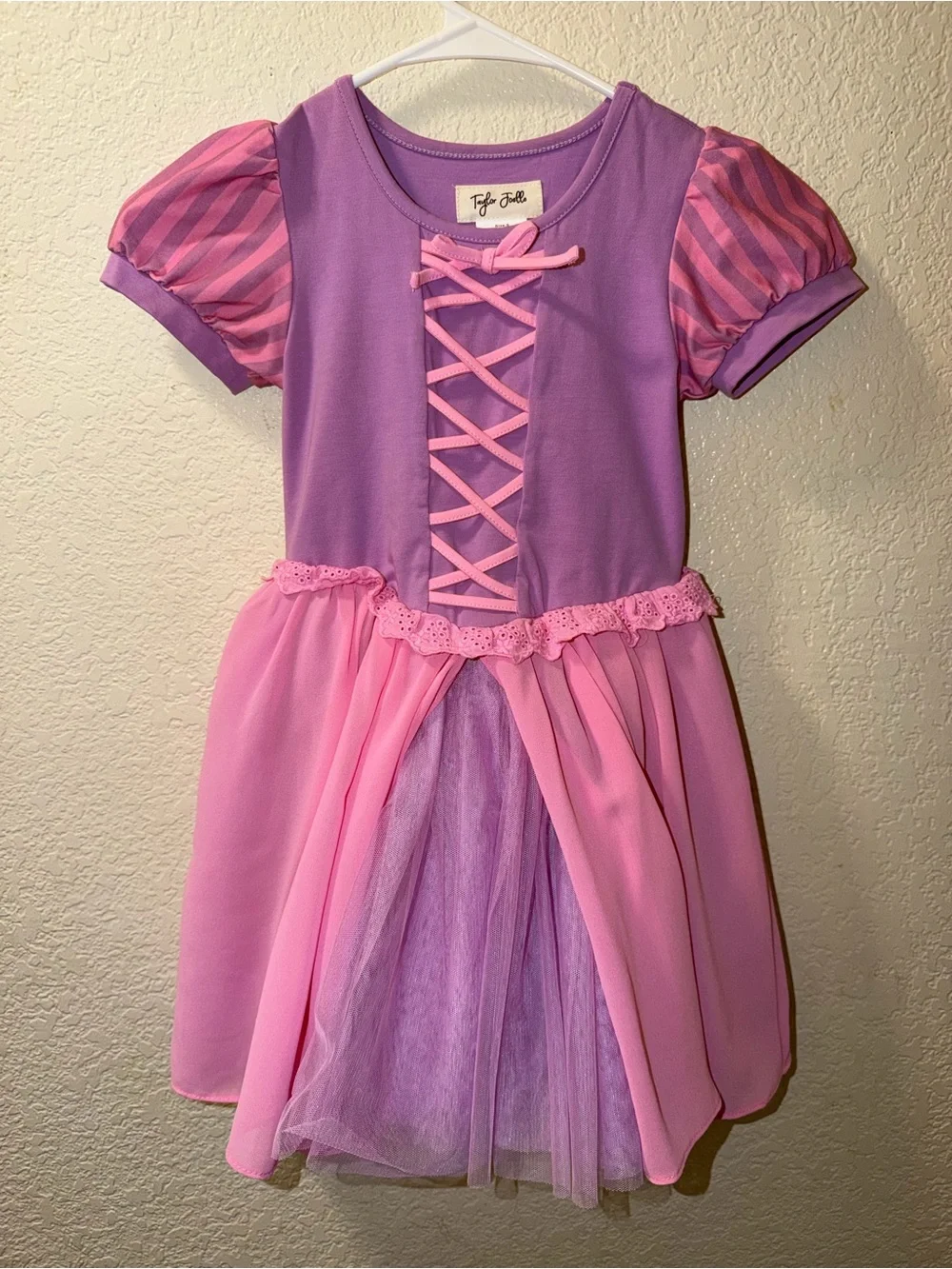 Tailor Joelle Tulle Girls' Purple & Pink Princess Costume Dress